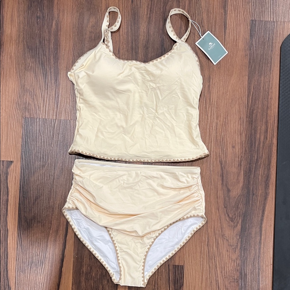 Elegant Cream Bikini Set